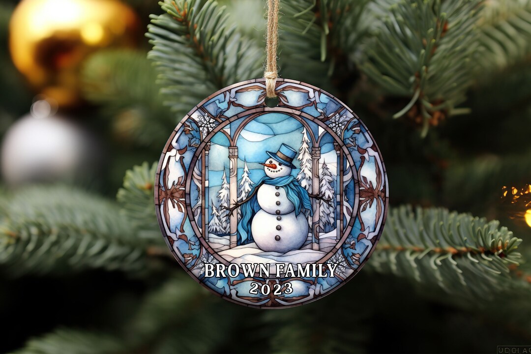 Christmas 2023 Holiday Ornament, Personalized Ornament, Custom Ornament