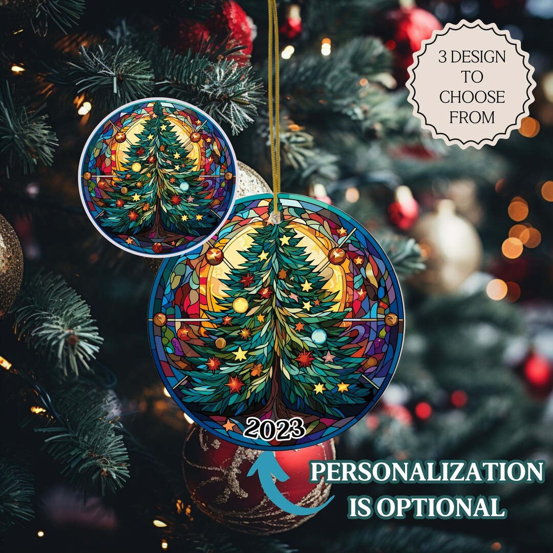 Custom Christmas 2023 Ornament Custom Ornament Gift Etsy