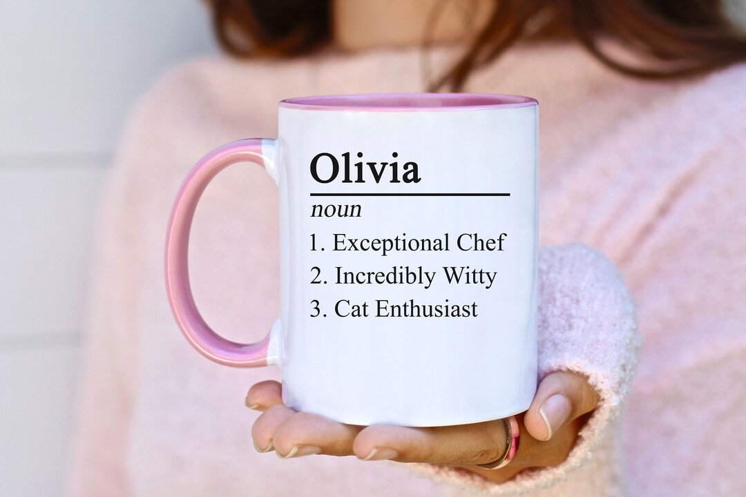 Personalized Coffee Mug With Name Definition Custom Mug With - Etsy