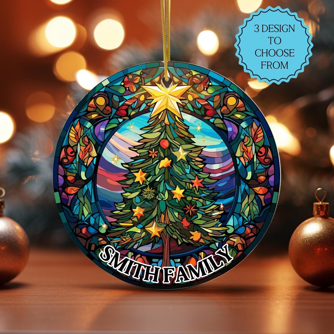Custom Christmas 2023 Ornament, Custom Ornament Gift, Christmas Family