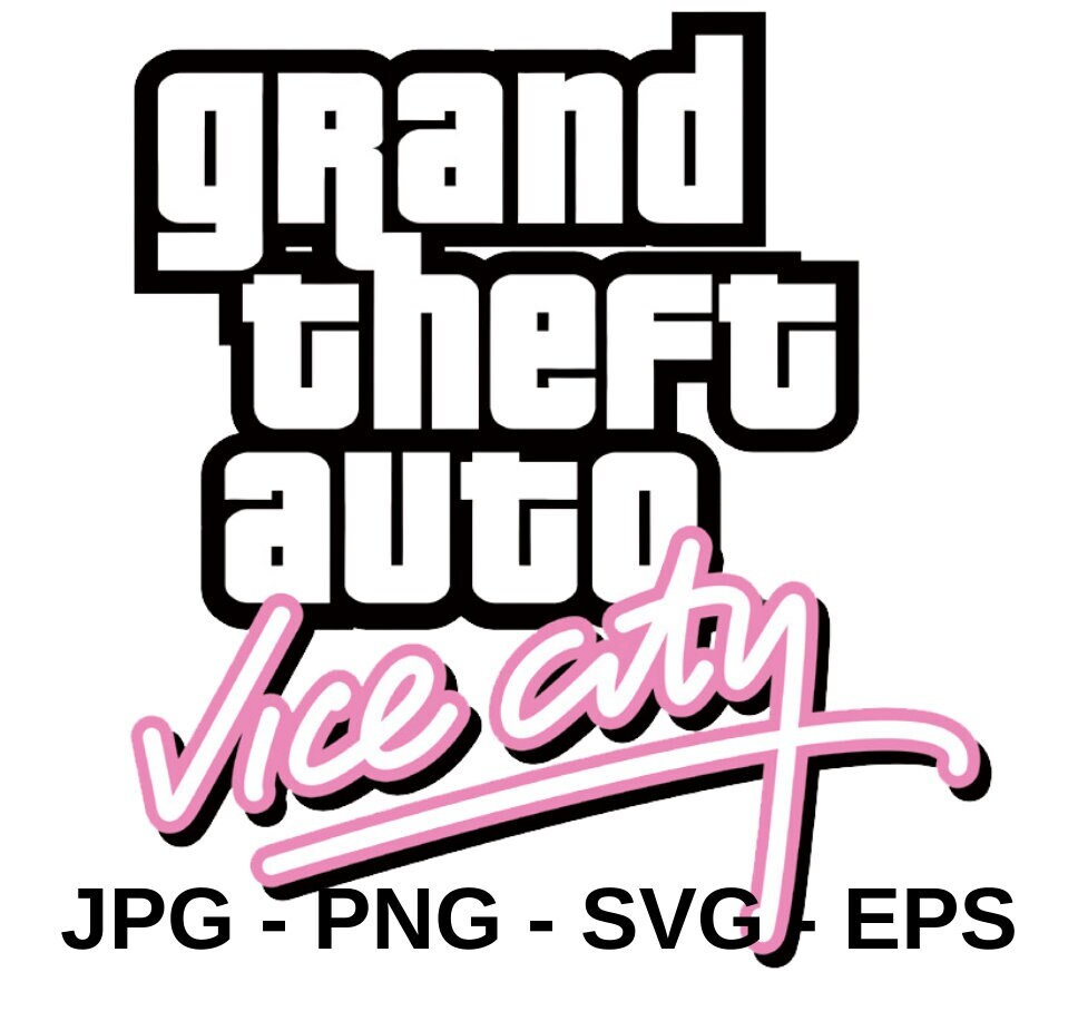 File:Grand Theft Auto Vice City logo.svg - Wikimedia Commons