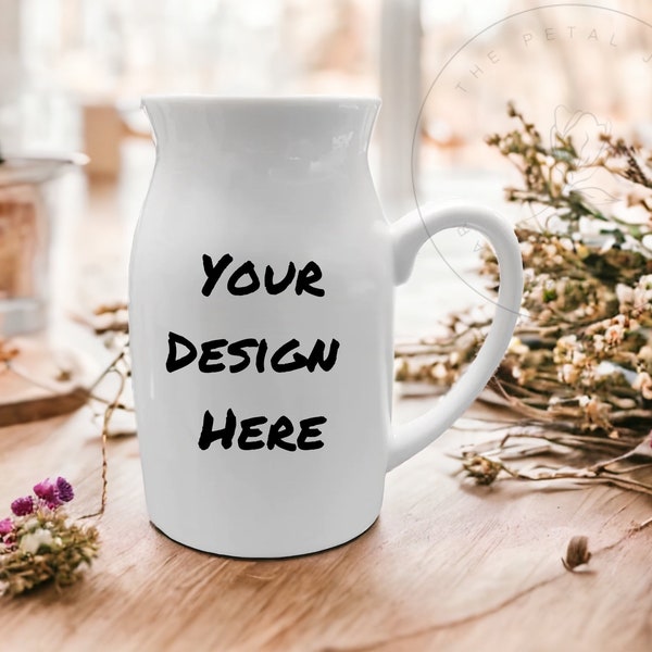 450ml milk jug mock-up digital download | sublimation blank template