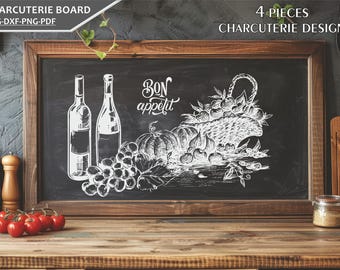 Wine and Cheese Svg I Charcuterie Board Svg I Cutting Board Svg I Charcuterie Svg I Digital File I Svg Files For Cricut