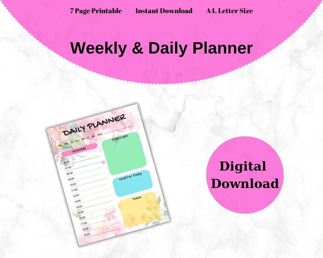 Daily Journal Printable Journal for Printable Diary for - Etsy