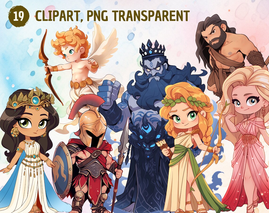 bundle-de-cliparts-chibi-dieux-grecs-fichiers-png-t-l-chargement