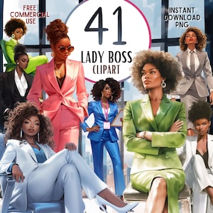 Black Lady Boss Clipart | Black women artwork, Black girl magic, Planner, Wall Art, PNG, Tshirt, Clip Art, Posters, Instant Download