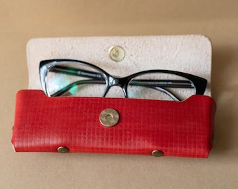 Glasses Case - Handcrafted Veg Tan Leather – Australian Made
