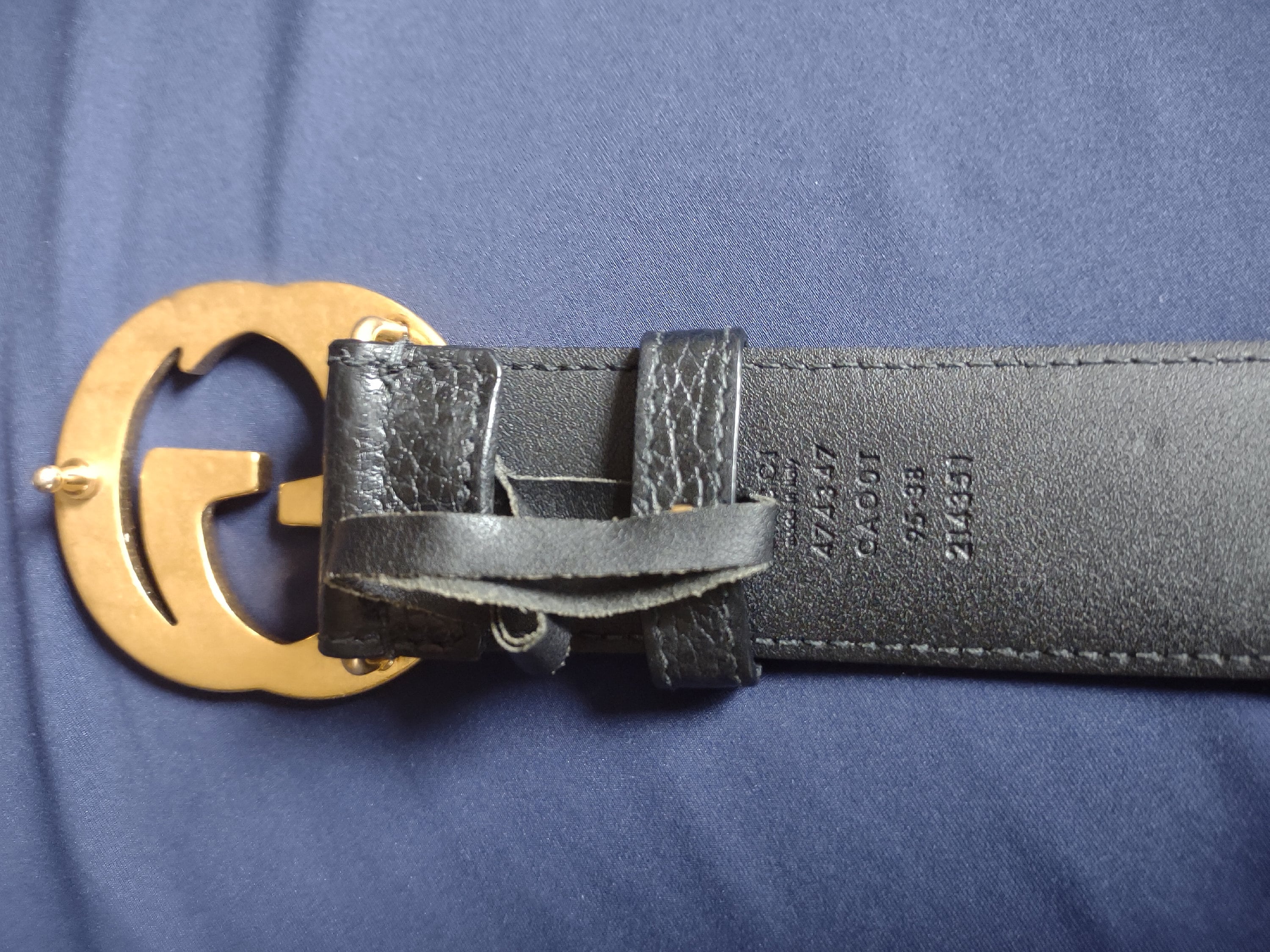 Gucci Double G Wide Mens Belt. Vintage - Etsy