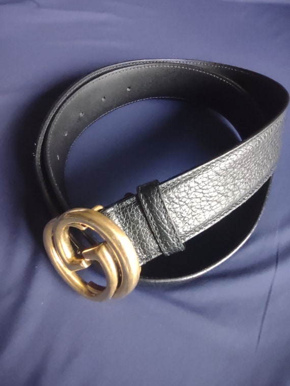 GUCCI Belts T.cm 95 Leather Brown ref.859477 - Joli Closet