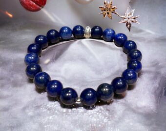 Bracelet soin Confiance en sois en Lapis-lazuli