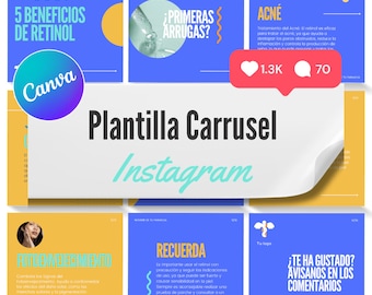 Instagram Carousel Template for your pharmacy
