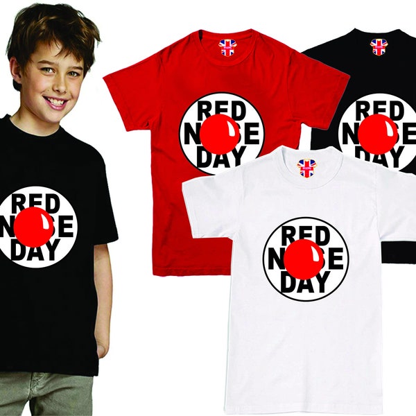 Red Nose Day T-Shirt 2023, Comic Relief T-Shirt, Charity 2023 Tee, Funny Novelty Family Matching Top, Men Women T-Shirt, T-Shirt Gift Idea