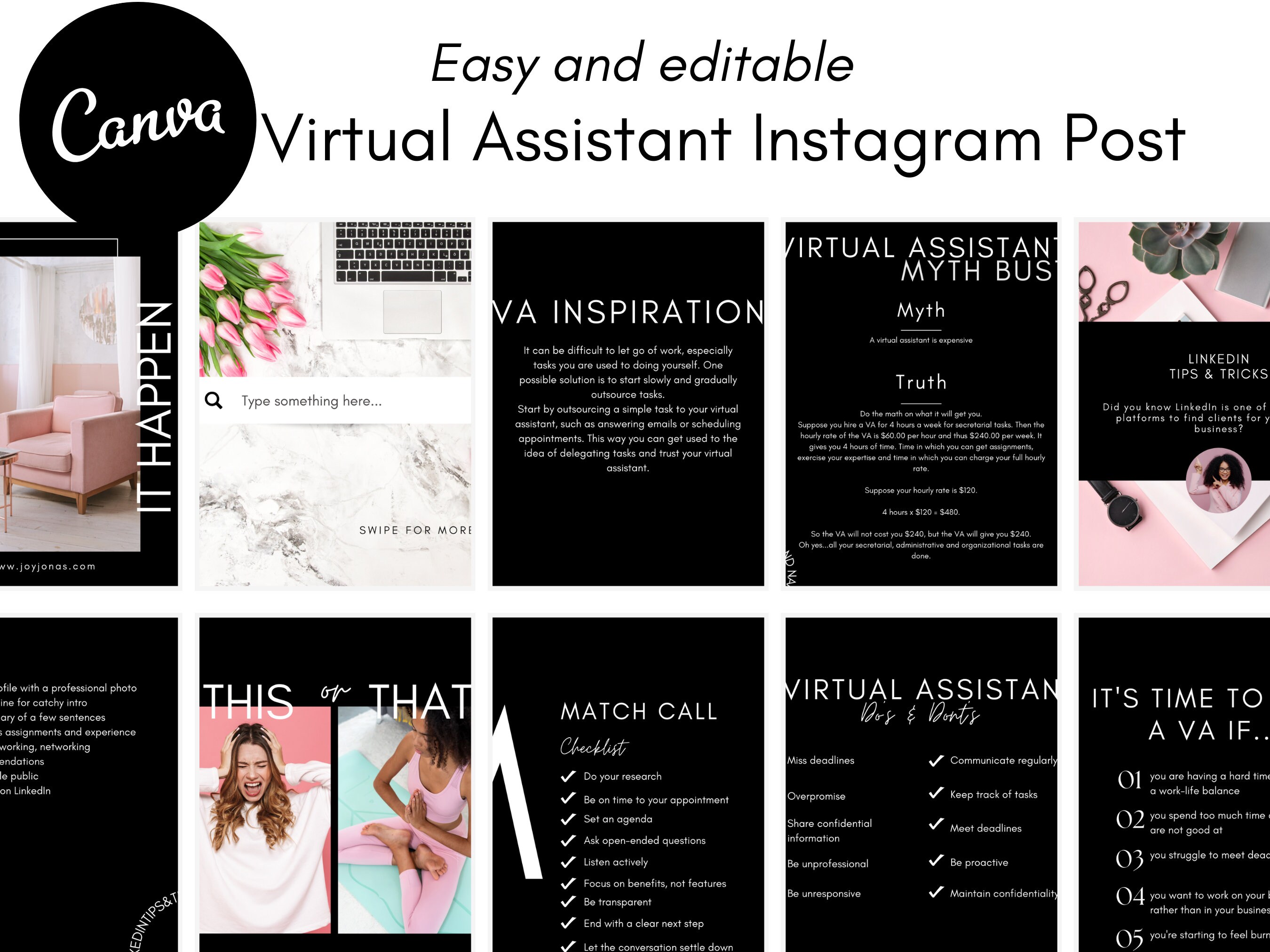 Editable Instagram Post Templates | Leadmagnet Template | Canva ...