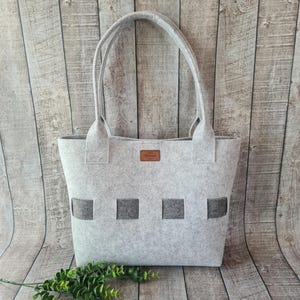 Shopper xxl, Filztasche, Schultertasche, Tasche mit langem Henkel, Arbeitstasche, Bürotasche, Schultasche, Lehrerin- Tasche,