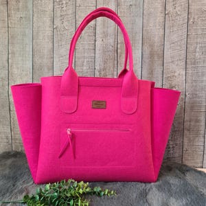 Filztasche Shopper groß, Business Tasche,  Bürotasche, FilzShopper , Schultasche,Schultertasche,  Damentasche elegant, verschiedene Farben,