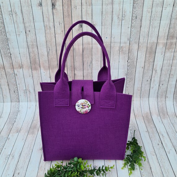 filztasche lila