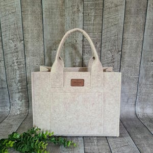 Filztasche mit  Druckknopf, verschiedene Farben, Filzshopper, kleine Handtasche , Henkeltasche, Stricktasche, Einkaufstasche, Kindertasche