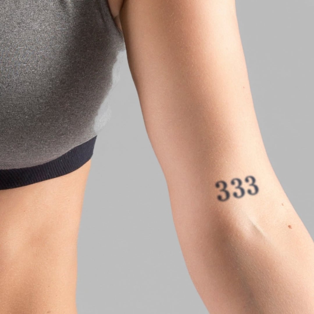 333 Angel Number Tattoo Ideas You’ll Love