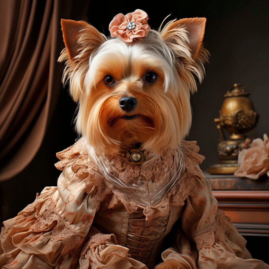 Yorkshire Terrier Custom Portrait Yorkshire Terrier Personalized Gift Dog Art Commission Dog