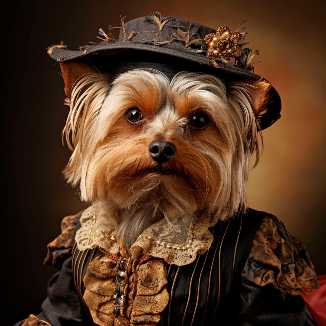Yorkshire Terrier Custom Portrait Yorkshire Terrier Personalized Gift Dog Art Commission Dog