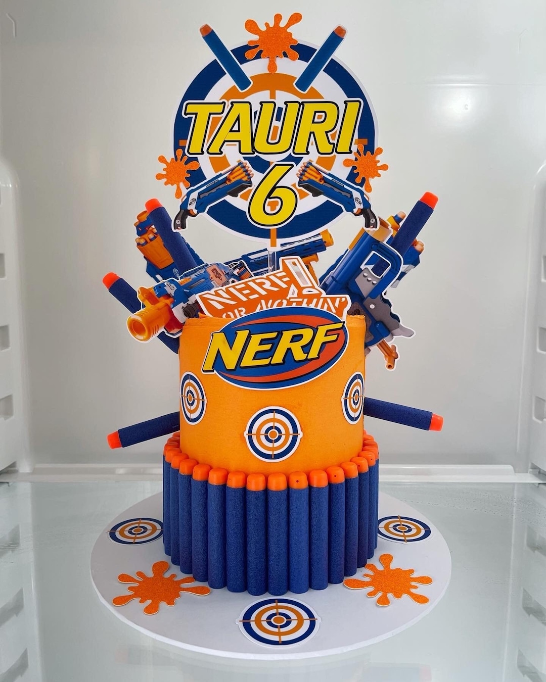 Nerf Cake Topper Set, Target Cake Toppers please Read Listing Details