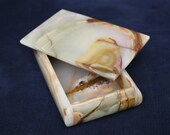 Onyx Jewellery Box, Jewellery Storage Container, Stone box, Home Decor