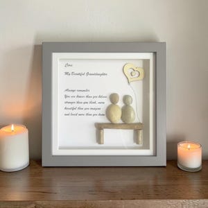 Granddaughter Pebble Frame, Granddaughter’s Day, birthday or any occasion.