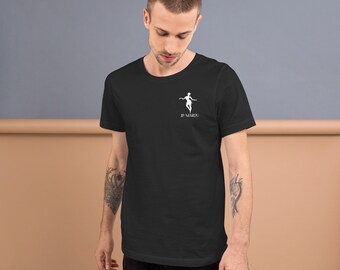 Camiseta unisex color carbón para bailarines / Camiseta de fitness con logo de bailarín / Regalo para amantes del baile / JP MAROU