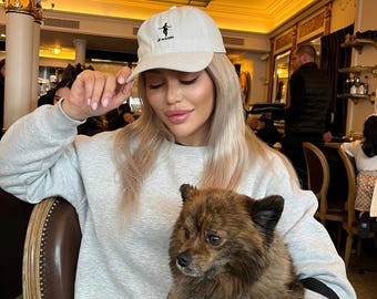 Embroidered Dancer Hat. White Dad Hat. Gift for Dancer. Dance Team Cap. Ballet Jazz. Baseball Cap Unisex.