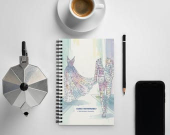 Watercolor Notebook. Programmer Gift. Data Science Journal. Developer Gift. Coding Notebook. Tech Gift.