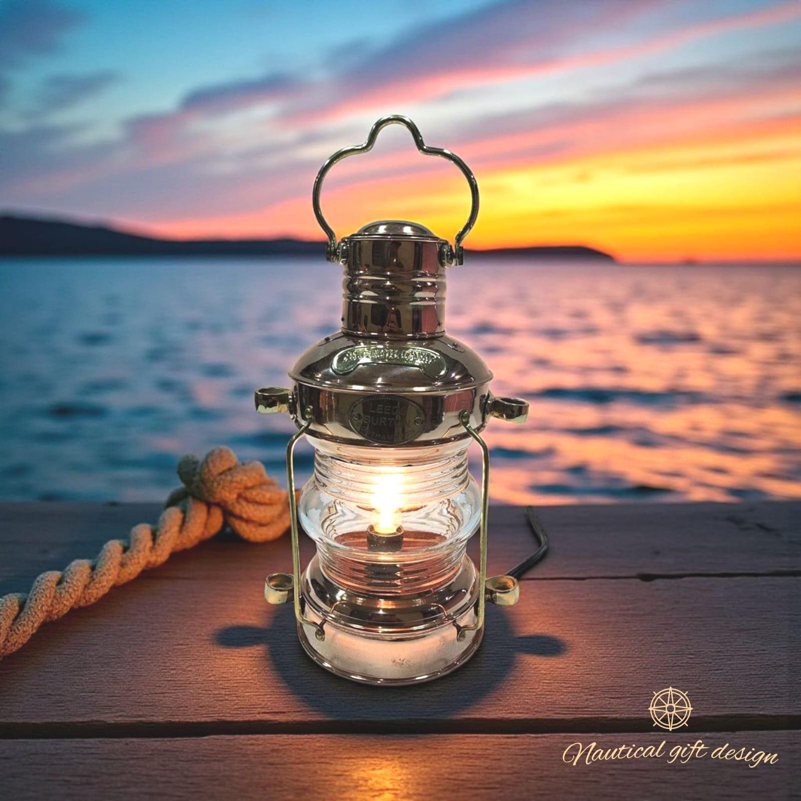 Antique Navigation Oil Lamp - Etsy