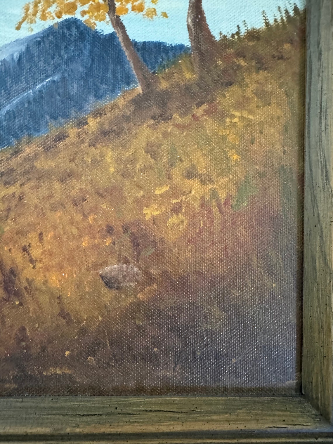 Original Framed Landscape Painting - Etsy