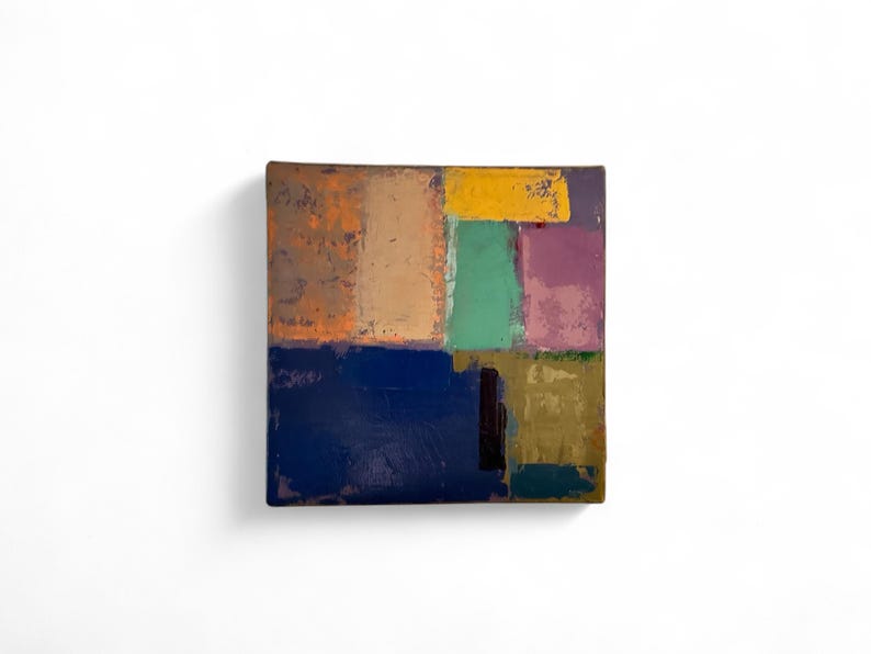 Textured Abstract Acrylic Paintings by J. Galvan (Pair) bild 9