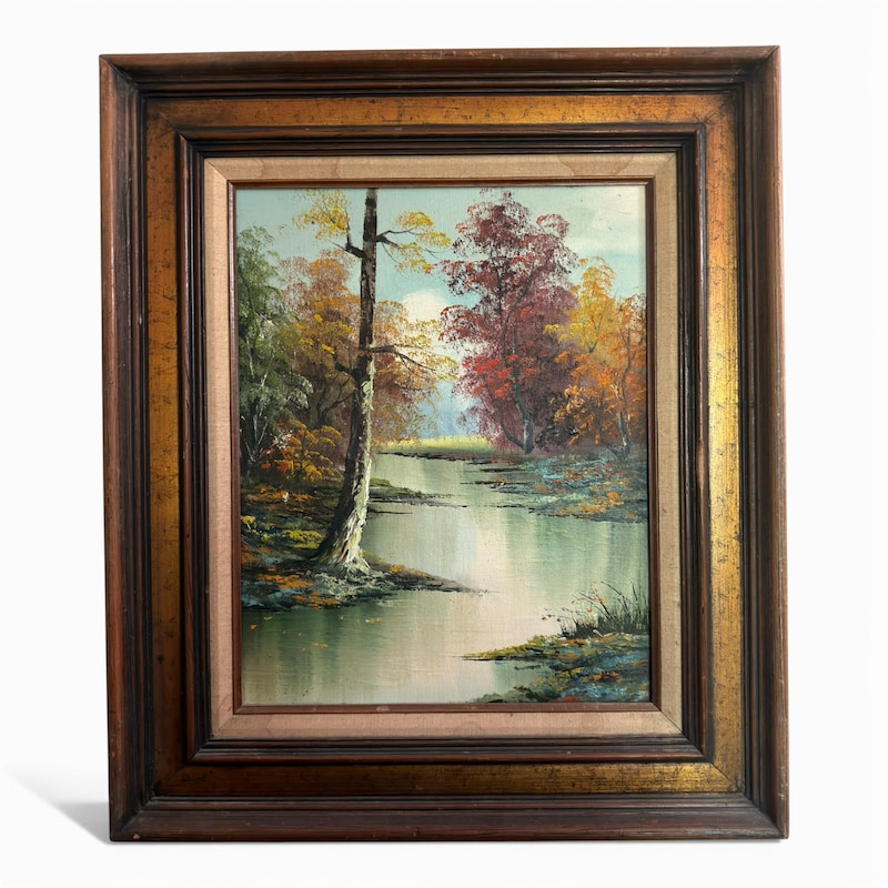Original Bob Ross Signed Paintings - Etsy