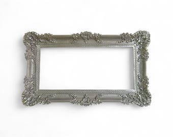 Handmade Vintage Gray Ornate Frame: 20x24 Baroque Picture Frame - Etsy
