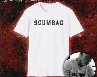 Camiseta "Scumbag Josh Homme" de QOTSA / Camiseta retro con letras mayúsculas
