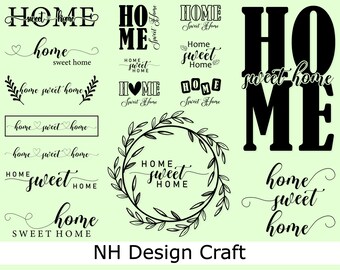Home Sweet Home Svg Bundle, Home Sweet Home Design, Sweet Home Svg, House Svg, Home Sweet Home, Home Sweet Home SVG, Glowforge svg