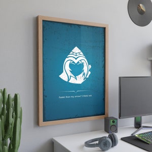 Ashe Poster, League of Legends Ashe Quote, Gaming Wall Art Print, Ashe Wall Art, Gift For LoL Gamer, Gift For Boyfriend, Ashe Print