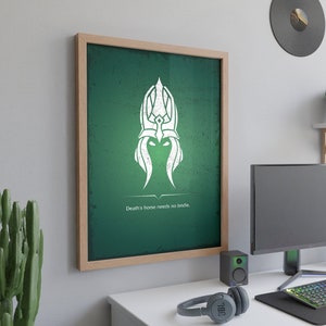 Pôster de Karthus, citação de League of Legends Karthus, impressão de arte de parede de jogos, arte de parede de Karthus, presente para jogador de LoL, impressão de Karthus