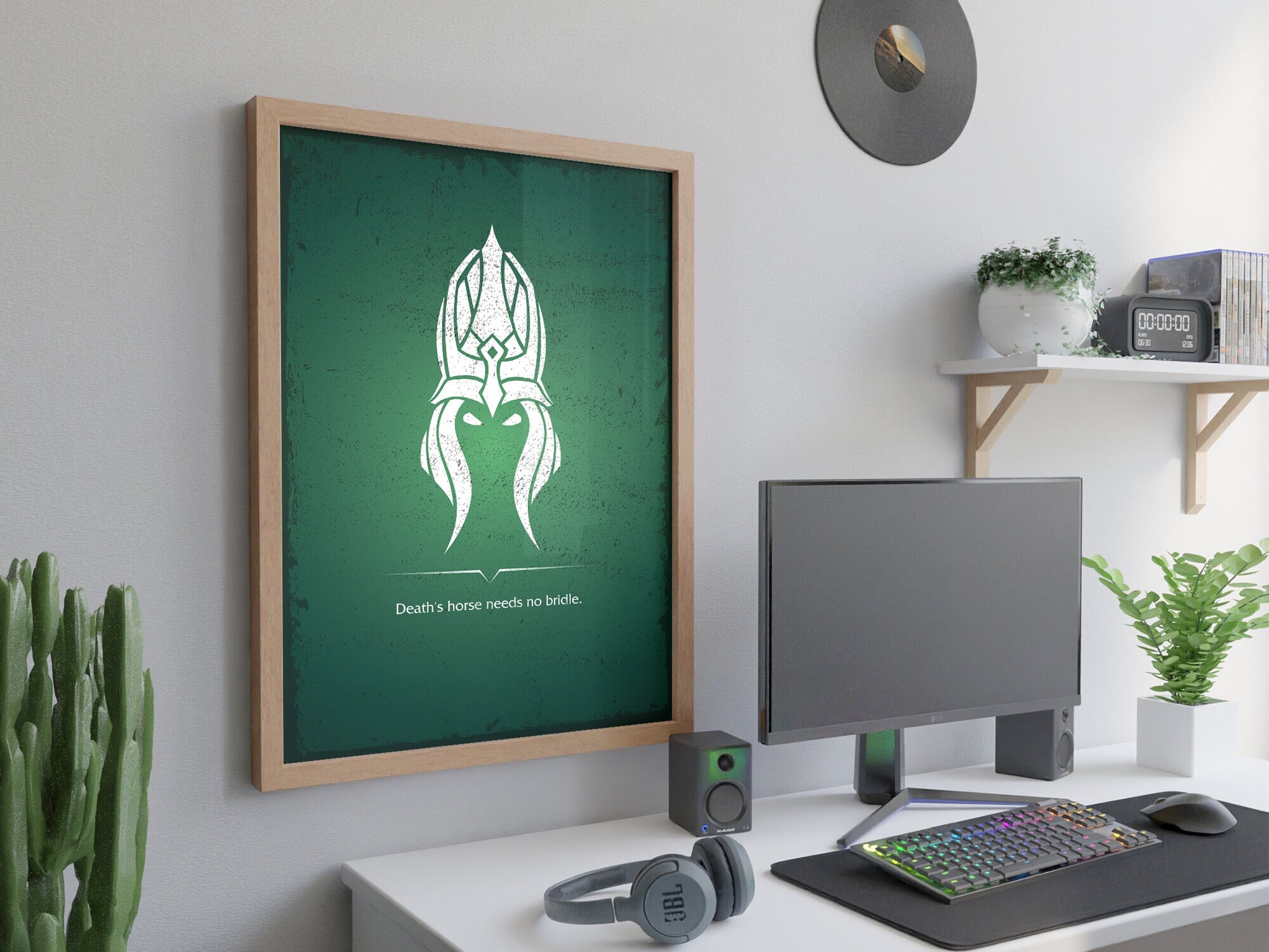 Karthus Poster, League of Legends Karthus Quote, Gaming Wall Art Print, Karthus Wall Art, Gift For LoL Gamer, Karthus Print