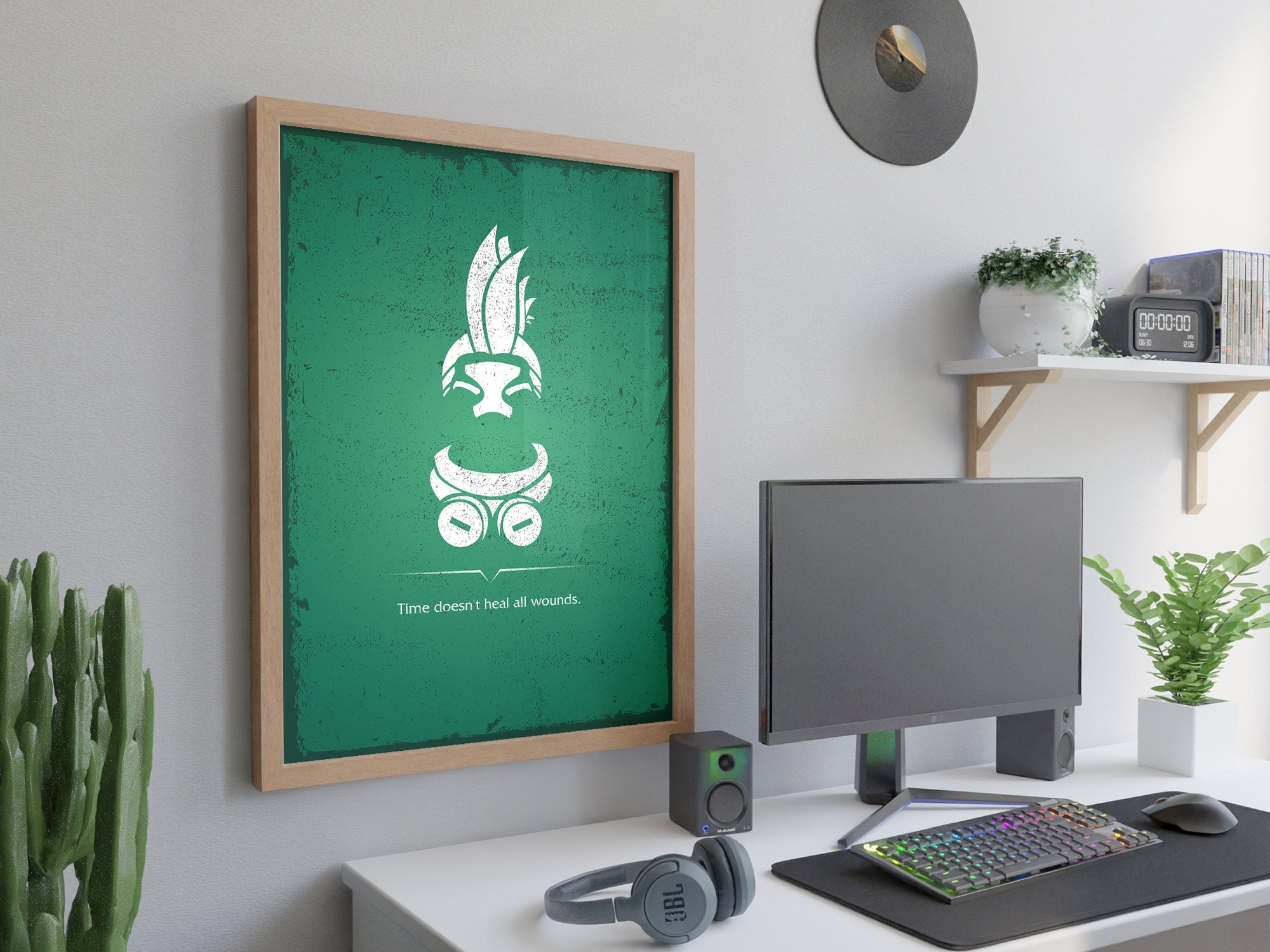 Ekko Poster, League of Legends Ekko Quote, Gaming Wall Art Print, Ekko Wall Art, Gift For LoL Gamer, Gift For Boyfriend, Ekko Print