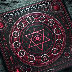 Forneus Sigil – Channeled and Digitally Charged Demonic Glyph for Eloquence and Persuasion