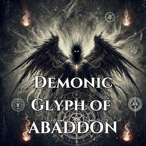 Abaddon Glyph – Channeled Occult Glyph of the Abyss, Destruction, and Chaos – Digital Download