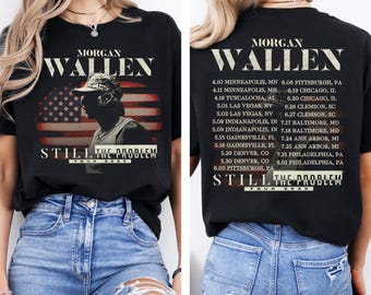 Wallen still the problem tour 2026 front and back t-shirt