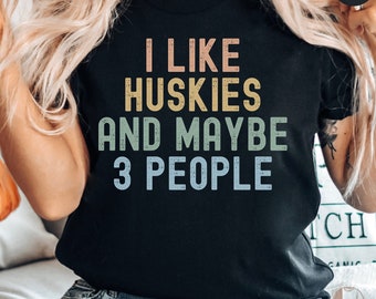 Funny Husky Shirt, Siberian Husky Owner T-Shirt, Husky Lover TShirt, Dog Lover Tee, Husky Mom Gift, Fur Mom Shirt, Cute Retro Dog Crewneck