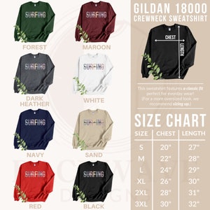 Vintage Surfing Shirt, Cute Surfer Mom Crew Sweatshirt, Retro Surfing Mama T-Shirt, Summer Mom Squad Gift, Sport Mama Crewneck Tee,Beach Top image 6