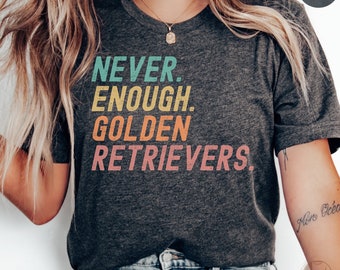 Funny Golden Retriever Shirt, Golden Owner T-Shirt, Retriever Lover TShirt, Dog Lover Tee, Cute Golden Mama Gift,Retro Fur Mom Shirt for Her