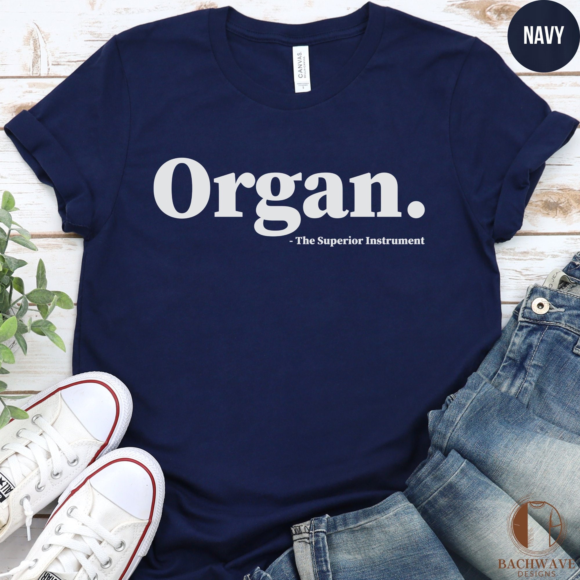 Organ T-shirt Music Lover Gift, the Superior Instrument Tee