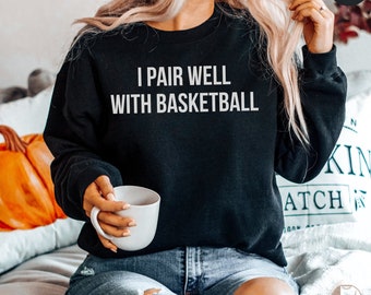 Funny Basketball Shirt, Retro Sport Mom T-Shirt, Cute Basketball Sweatshirt, College Gameday Gift, Girls Basketball Tee,Sports Weekend Shirt