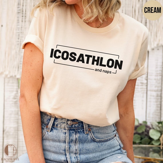 ICOSATHLON and Naps T shirt Sporty Sweatshirt Athletic Apparel Casual Comfort Unisex Top Gym Wear Cozy Lounge Clothing Etsy UK